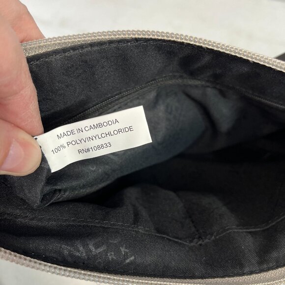 NWT Jones New York Yvette Crossbody Purse & Pouch 11JN951JN-MSC Emboss Cement - Picture 9 of 10